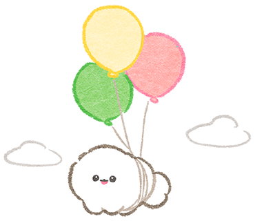 ぽぽちのお花いっぱい春スタンプ