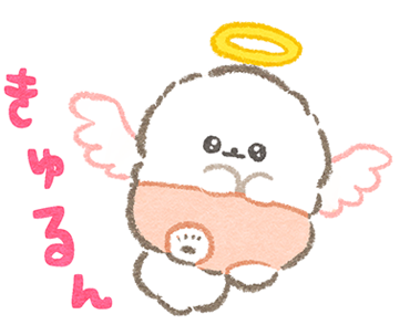 ぽぽちとぱぴちの育児スタンプ2