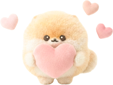 ふわふわぽぽちのやさしいスタンプ