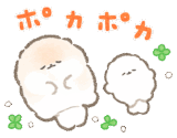 ぽぽちのお花いっぱい春スタンプ